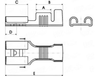 Faston: SM TE 02 22631